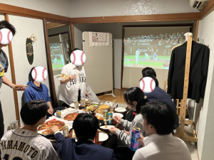 【サークル記】大谷選手の満塁弾に大興奮！部署を超えて「一つ」になった夜